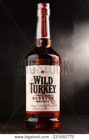Bottle Of Wild Turkey Kentucky Straight Bourbon Whiskey
