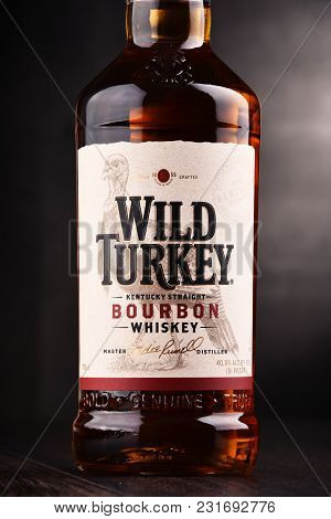 Bottle Of Wild Turkey Kentucky Straight Bourbon Whiskey