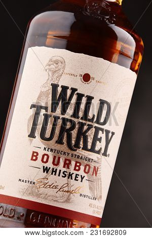 Bottle Of Wild Turkey Kentucky Straight Bourbon Whiskey