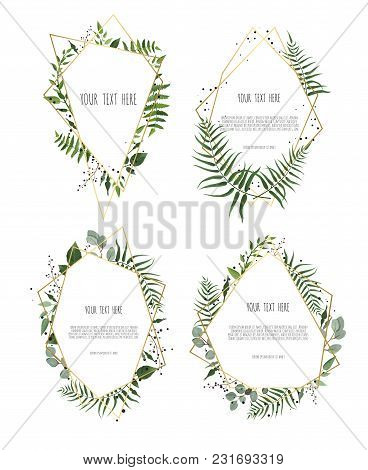 Vector Botanical Banners Set With Pink Peony And White Hydrangea Flowers. Frame Border With Copy Spa