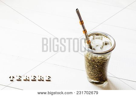 Terere. Frozen Yerba Mate Drink For Hot Days
