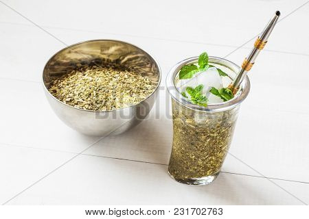 Terere. Frozen Yerba Mate Drink For Hot Days