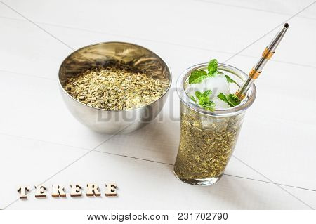 Terere. Frozen Yerba Mate Drink For Hot Days