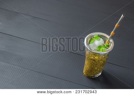 Terere. Frozen Yerba Mate Drink For Hot Days