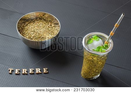 Terere. Frozen Yerba Mate Drink For Hot Days
