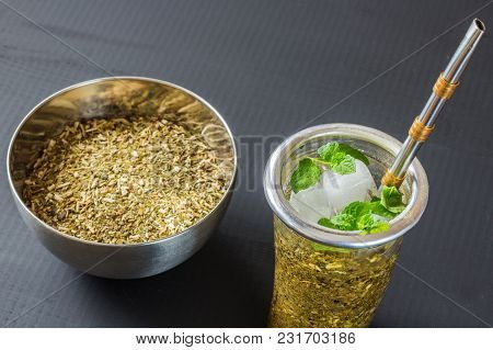 Terere. Frozen Yerba Mate Drink For Hot Days