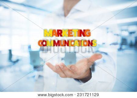 Marketing Specialist With The Marketing Communications Text.
