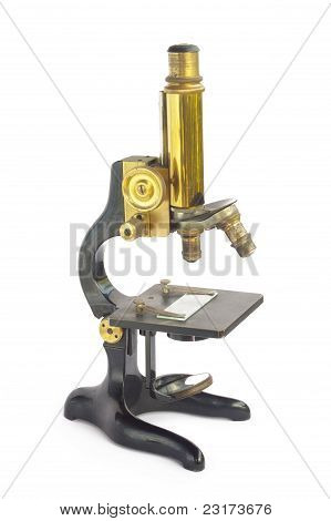 Retro Microscope, Isolated