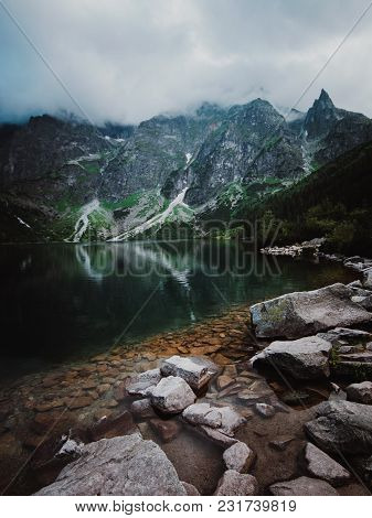 Morskie Oko Lake In Tatra Mountains In Poland