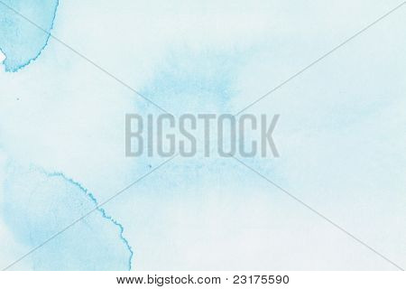 水彩の柔らかな青の雲