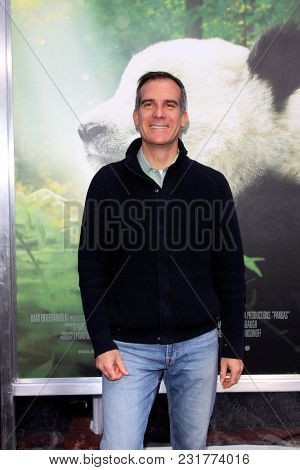 LOS ANGELES - FEB 17:  Eric Garcetti at the World Premiere Of 