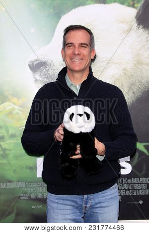 LOS ANGELES - FEB 17:  Eric Garcetti at the World Premiere Of 