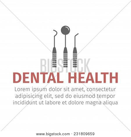 Dentist Tools Icons Vector Signs For Web Graphics.