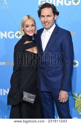 LOS ANGELES - MAR 06:  Nash Edgerton and Carla Ruffino arrives for the 'Gringo' World Premiere on March 6, 2018 in Los Angeles, CA                