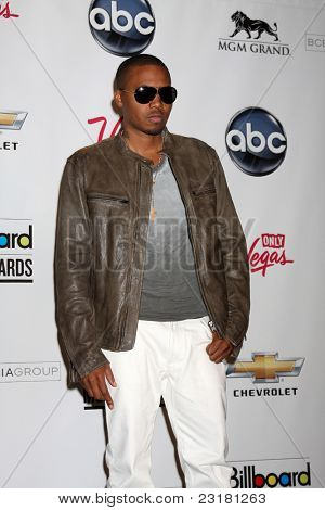 ลาสเวกัส - วันที่ 22 พฤษภาคม: Nas ในห้องข่าวของรางวัลเพลงบิลบอร์ด 2011 ที่เอ็มจีเอ็มแกรนด์การ์เด้น Ar