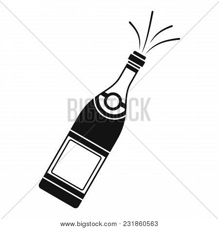 Bottle Champagne Icon Vector Photo Free Trial Bigstock