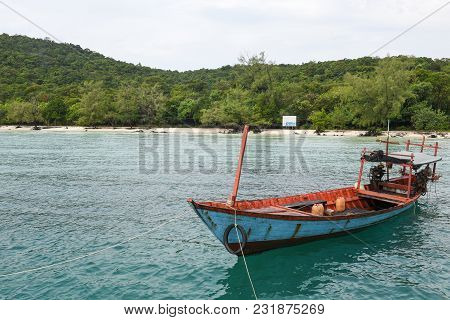 The Beach Of Koh Rong Sanloem Island On Cambodia