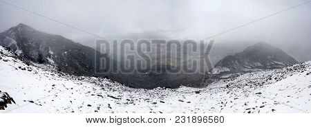 Chalcaltaya Mountain In Cordillera Range At Bolivia