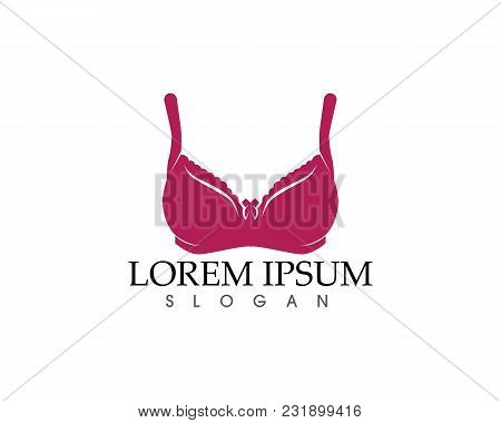 Set Of Different Push Up Bras Isolated Over