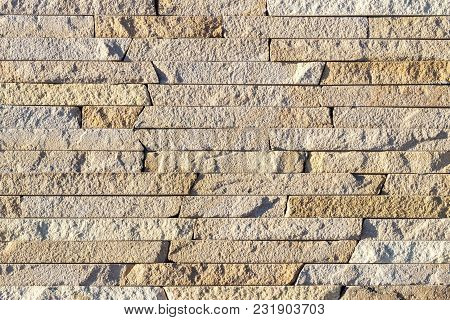 Fragment Of A Wall Made Of Stone. Stone Wall. Fragment Of A Wall Made Of Stone. Stone Wall.