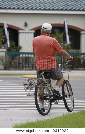 Cycliste à Intersection