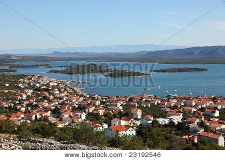 Město Murter v Chorvatsku
