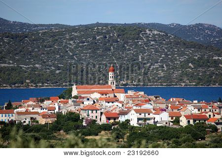 Vue sur la ville croate