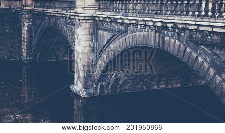 Imperial Palace With Nijubashi Bridge In Tokyo, Japan