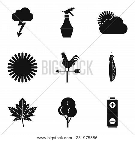 Tasty Vegetable Icons Set. Simple Set Of 9 Tasty Vegetable Vector Icons For Web Isolated On White Ba
