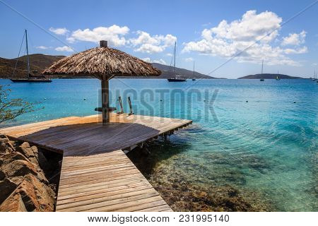 Tropical resort in BVI