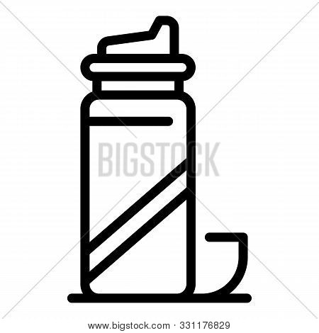 Barber Shaving Cream Icon. Outline Barber Shaving Cream Vector Icon For Web Design Isolated On White