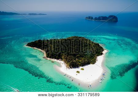 Incredible View Bamboo Island From The Top In Thailan