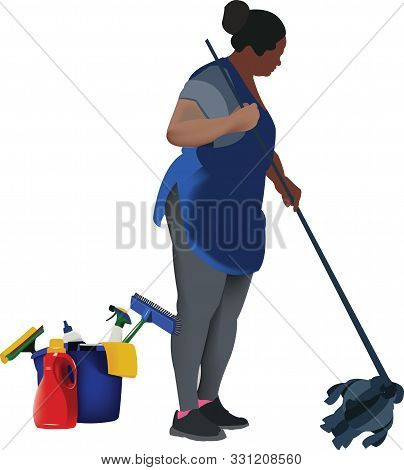 Black Woman Charge Vector Photo Free Trial Bigstock
