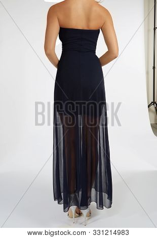 Queen Colleen Strapless Corset Jewel Beaded Full Tulle Skirt Long Dress