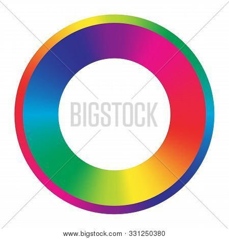 Rainbow Colors Round Vector Photo Free Trial Bigstock
