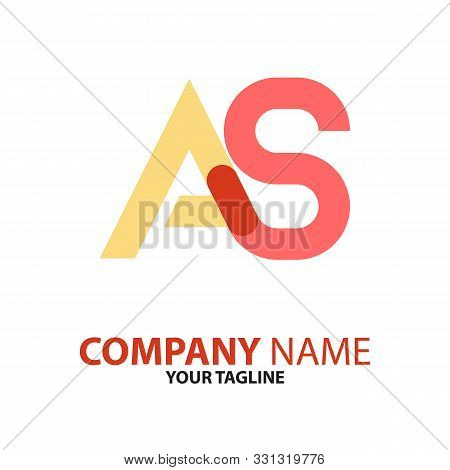 As Or Sa Initial Logo Concept Can Be Used For Companies And Businesses