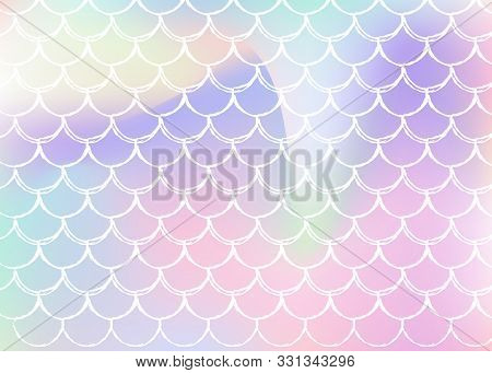 Mermaid Scales Vector Photo Free Trial Bigstock