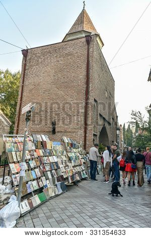 The Leaning Tower Of Tbilisi Or Tbilisi Clock Tower