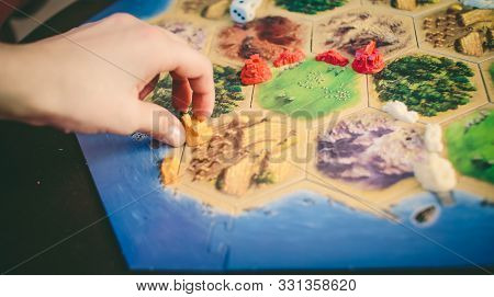The Settlers Of Catan Board Game. Katana Board Game. Game For Family.  Russia/saint-petersburg -30.1