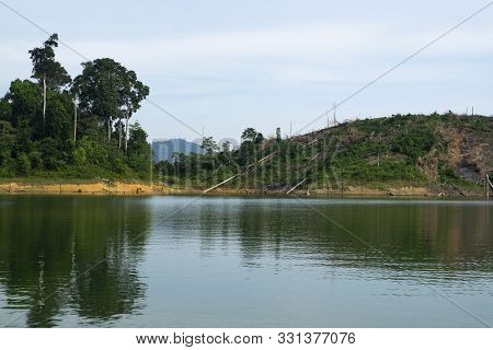 Beautiful Nature Of Tropical Rain-forest At Royal Belum State Park, Perak Malaysia.