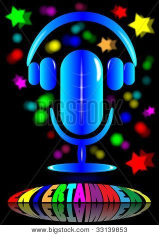 mikrofon és fejhallgató
