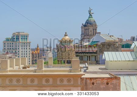 Catalan Modernist Buildings In Barcelona