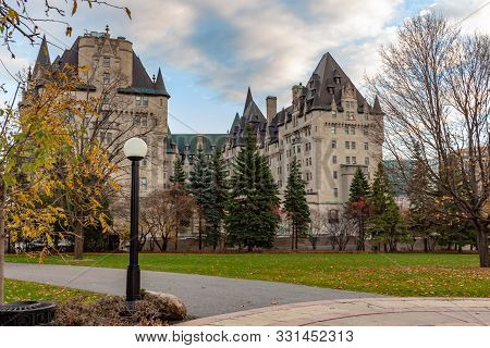 Fairmont Château Laurier From Major's Hill Park