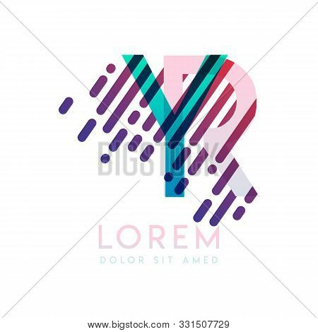 Yr Logo With The Theme Of Galaxy Speed And Style That Is Suitable For Creative And Business Industri