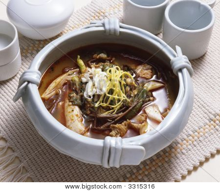 Traditionel koreansk mad
