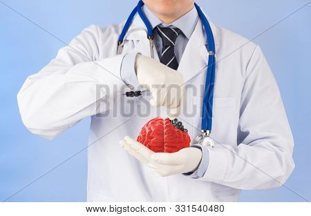 Doctor Treat 3d Brain , Concept Brain Disease