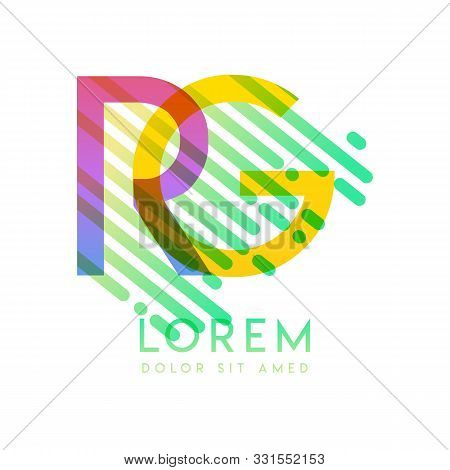 Gr Logo With The Theme Of Galaxy Speed And Style That Is Suitable For Creative And Business Industri
