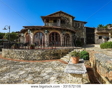 Altos De Chavon. Altos De Chavon Village In The Dominican Republic.