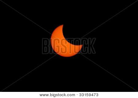Tokyo, Japan - May 21: Annular eclipse
