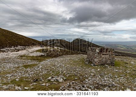 Construction Over Croagh Patrick Mountain